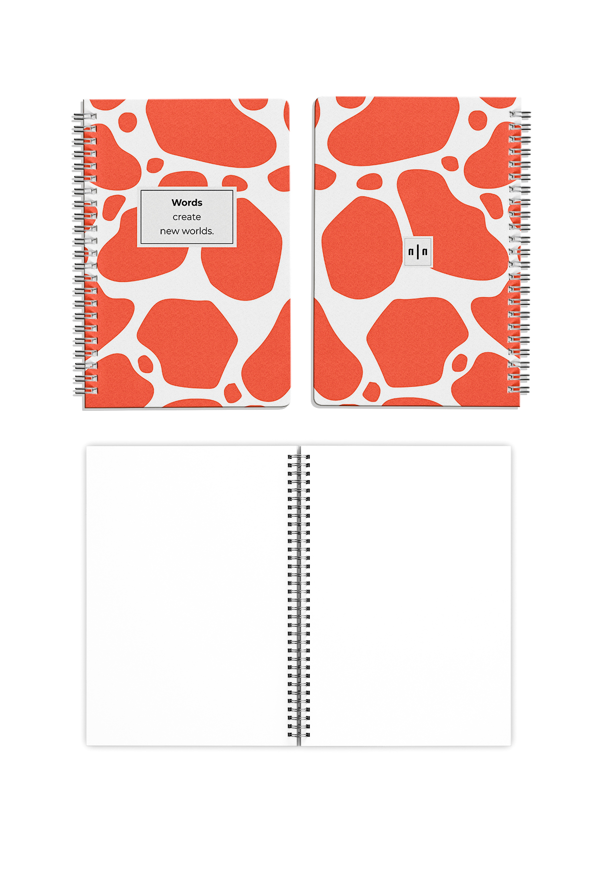 A5 Spiralli Okul Defteri 60 Yaprak 4’lü Set, Boş Yapraklı - Leopar Temalı